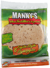 MANNY'S wheat tortilla à la farine style fajita 