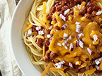 Spaghetti au chili façon Cincinnati